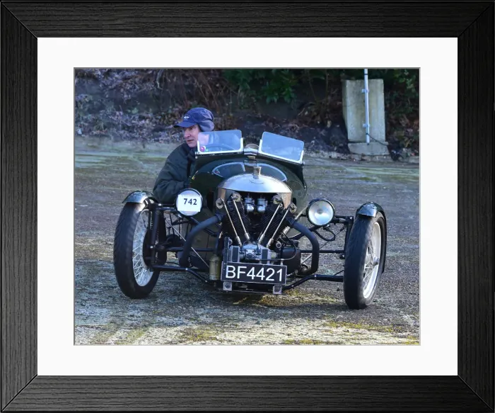 Framed Print : CM30 0761 Andrew Messent, Morgan Super Sports