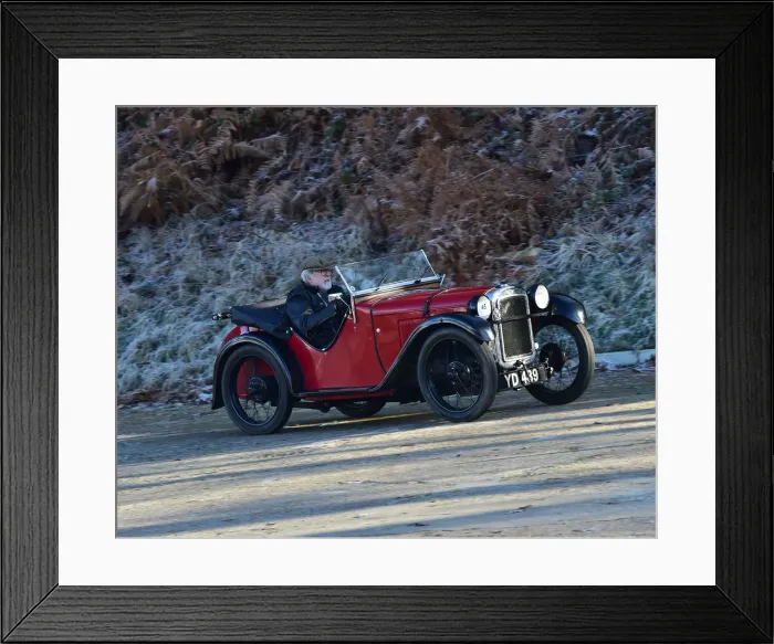 Framed Print : CM30 0725 Stuart Ulph, Austin 7 Sports Ulster