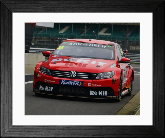 Framed Print : CJ8 2526 Nicolas Hamilton, Volkswagen CC Framed Print : CJ8 2526 Nicolas Hamilton, Volkswagen CC