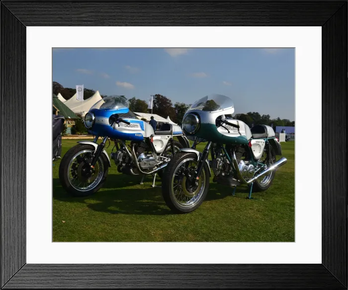 Framed Print : CJ8 3729 Ducati 750 Super Sport, Ducati 900 Super Sport