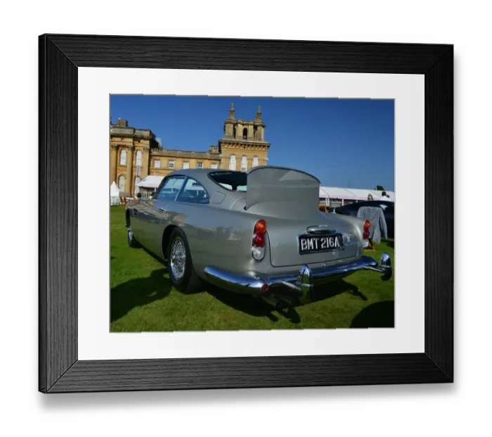 Framed Print : CJ8 3588 Aston Martin DB5 Goldfinger Continuation Framed Print : CJ8 3588 Aston Martin DB5 Goldfinger Continuation