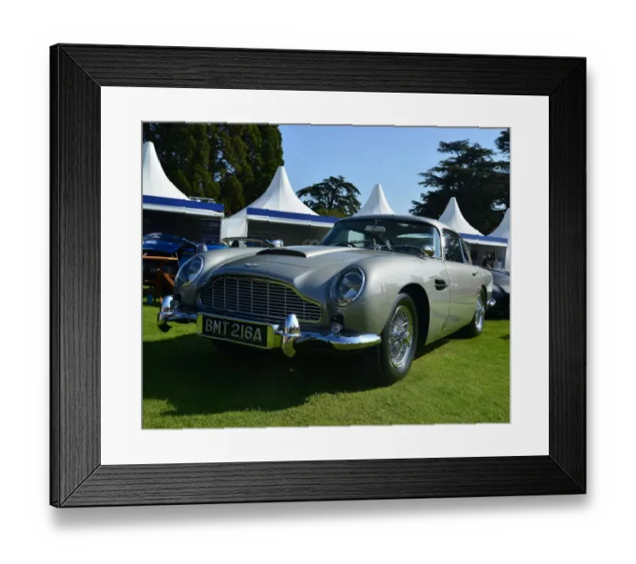 Framed Print : CJ8 3597 Aston Martin DB5 Goldfinger Continuation