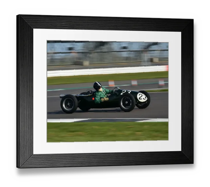 Framed Print : CM30 6606 George Shackleton, Cooper MK XI