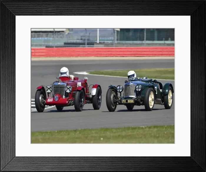 Framed Print : CJ84365 Andrew Long, MG N Magnette, James Whitmore, Riley 12: 4 Special Framed Print : CJ84365 Andrew Long, MG N Magnette, James Whitmore, Riley 12: 4 Special