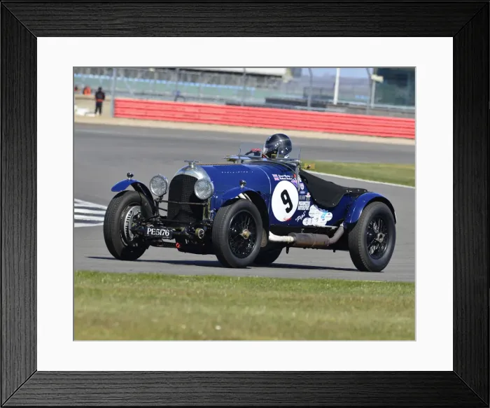 Framed Print : CJ84237 Richard Hudson, Bentley 3-4 litre
