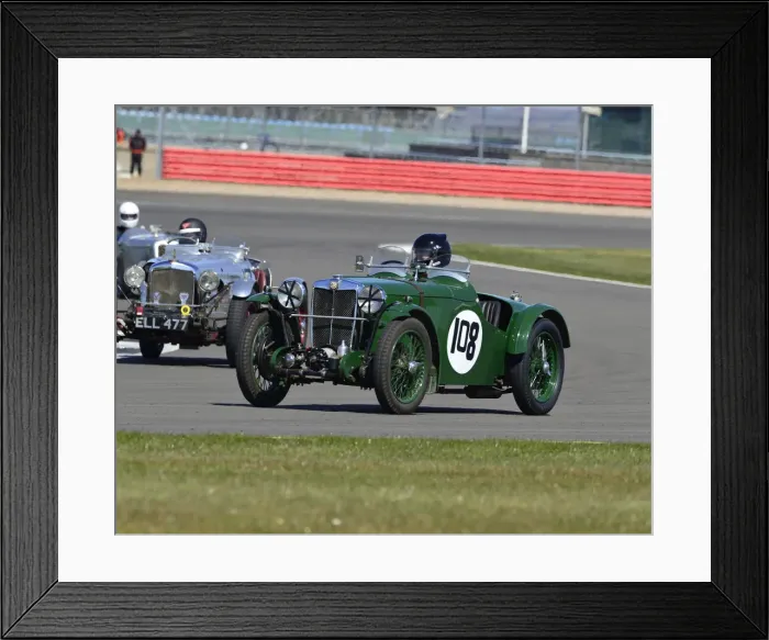 Framed Print : CJ84234 Nick Haywood-Cook, MG Midget J2 Framed Print : CJ84234 Nick Haywood-Cook, MG Midget J2