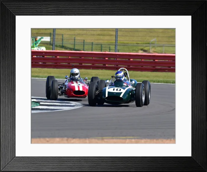 Framed Print : CM30 5896 Will Nuthall, Cooper T53, Barry Cannell, Brabham BT11A Framed Print : CM30 5896 Will Nuthall, Cooper T53, Barry Cannell, Brabham BT11A