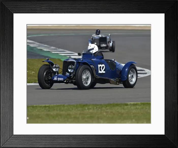 Framed Print : CJ84319 Mike James, Riley 12-4 TT Sprite Replica Framed Print : CJ84319 Mike James, Riley 12-4 TT Sprite Replica