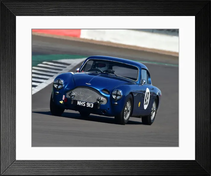 Framed Print : CM30 5546 Roddie Feilden, Simon Jefferies, Aston Martin Mk III Framed Print : CM30 5546 Roddie Feilden, Simon Jefferies, Aston Martin Mk III