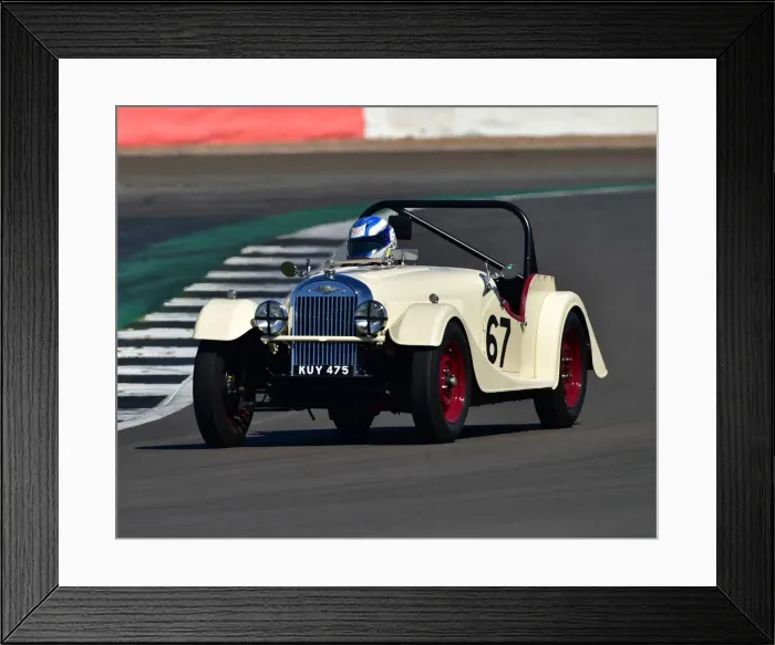 Framed Print : CM30 5532 Philip Tisdall, Mark Shears, Morgan Plus Four Framed Print : CM30 5532 Philip Tisdall, Mark Shears, Morgan Plus Four