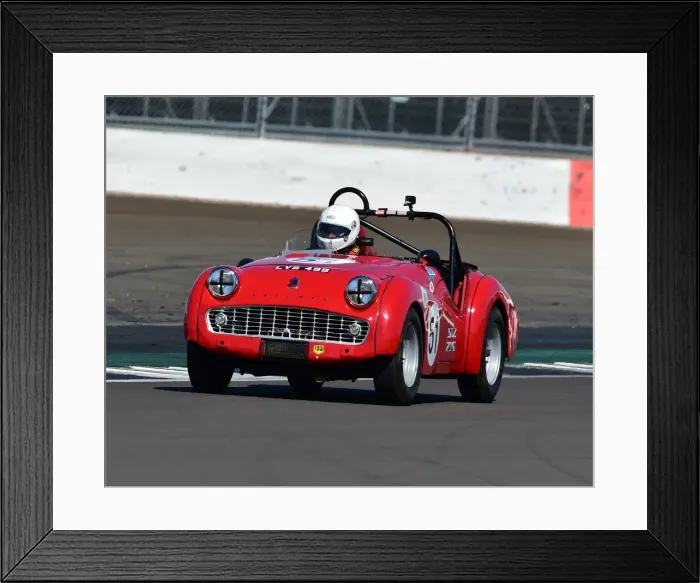 Framed Print : CM30 5435 Zaheer Shah, Triumph TR3A Framed Print : CM30 5435 Zaheer Shah, Triumph TR3A