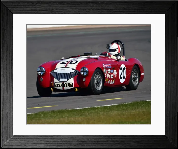 Framed Print : CM30 5535 Jonathan Abecassis, Austin Healey 100-4 Framed Print : CM30 5535 Jonathan Abecassis, Austin Healey 100-4