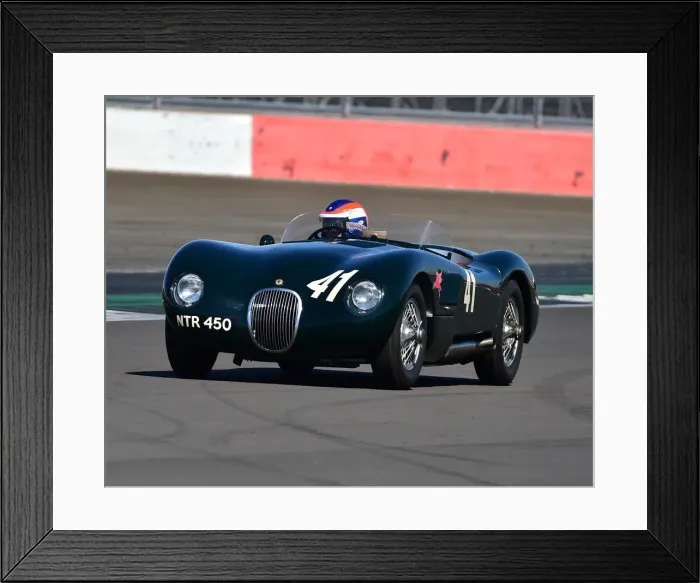 Framed Print : CM30 5423 David Brazell, John Harper, Jaguar C-Type Framed Print : CM30 5423 David Brazell, John Harper, Jaguar C-Type