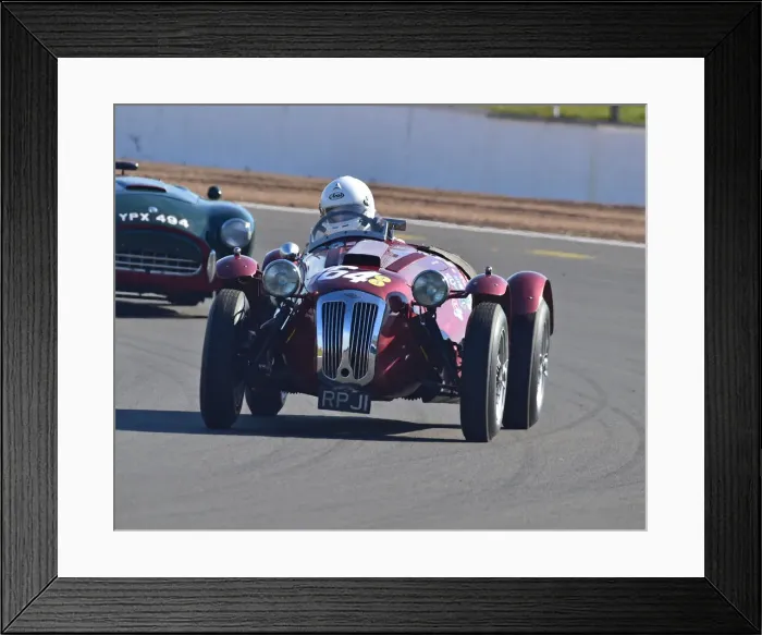 Framed Print : CM30 6273 John Ure, Frazer Nash Le Mans replica