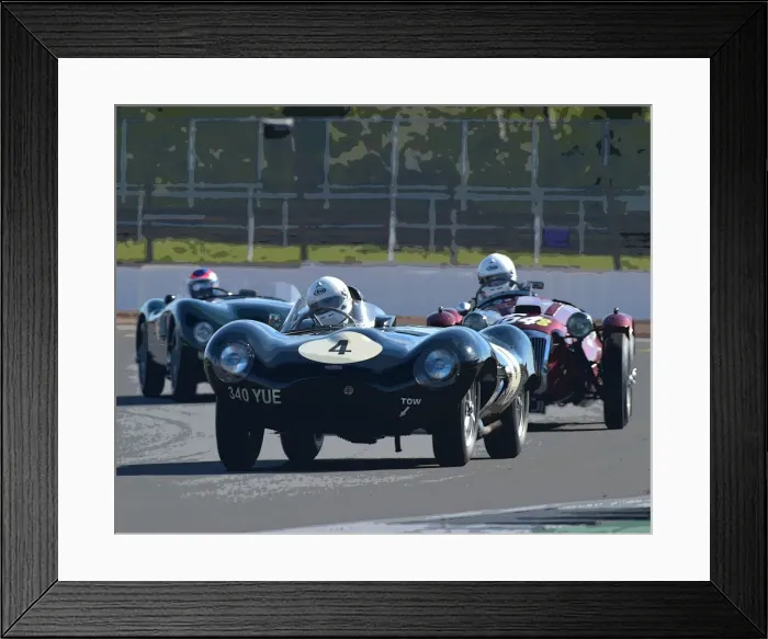 Framed Print : CM30 6237 Nicholas Ball, Jaguar D type Framed Print : CM30 6237 Nicholas Ball, Jaguar D type
