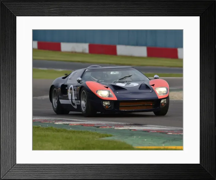 Framed Print : CJ84419 David Cuff, Harvey Stanley, GT40 Framed Print : CJ84419 David Cuff, Harvey Stanley, GT40