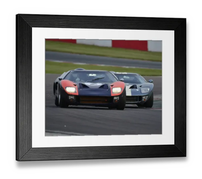 Framed Print : CJ84450 David Cuff, Harvey Stanley, GT40 Framed Print : CJ84450 David Cuff, Harvey Stanley, GT40