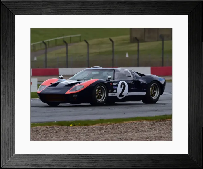 Framed Print : CM30 8289 David Cuff, Harvey Stanley, GT40 Framed Print : CM30 8289 David Cuff, Harvey Stanley, GT40