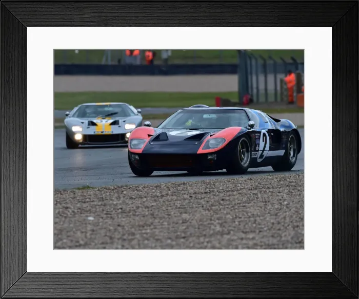Framed Print : CM30 8294 David Cuff, Harvey Stanley, GT40 Framed Print : CM30 8294 David Cuff, Harvey Stanley, GT40