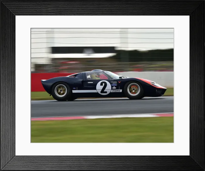 Framed Print : CM30 9461 David Cuff, Harvey Stanley, GT40 Framed Print : CM30 9461 David Cuff, Harvey Stanley, GT40