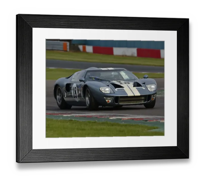 Framed Print : CJ84421 Bernado Hartogs, Will Nuthall, Ford GT40