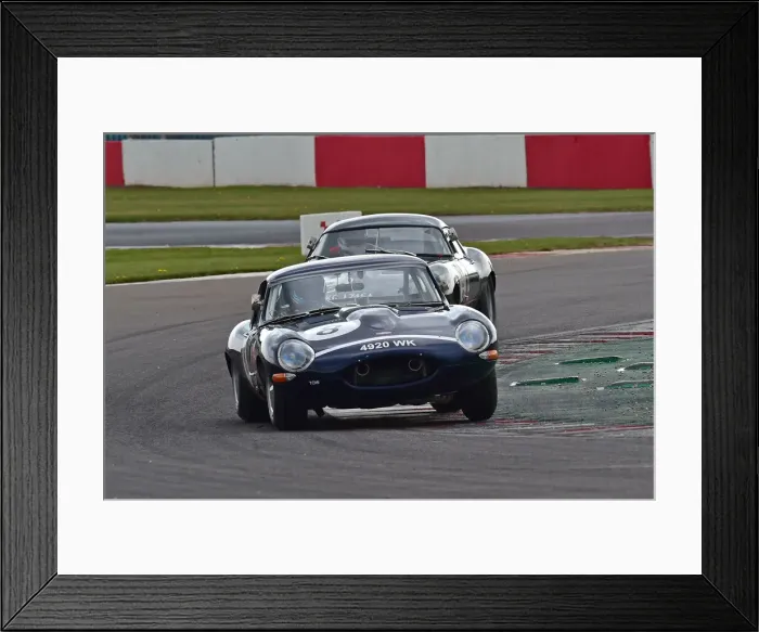 Framed Print : CM30 8594 John Clark, Miles Griffiths, Jaguar E-Type Framed Print : CM30 8594 John Clark, Miles Griffiths, Jaguar E-Type