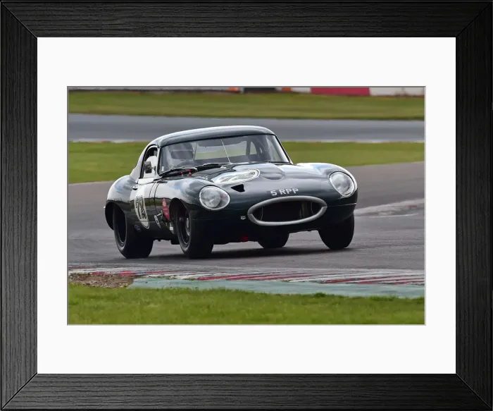 Framed Print : CM30 8548 Jamie Boot, Jaguar E-Type Framed Print : CM30 8548 Jamie Boot, Jaguar E-Type