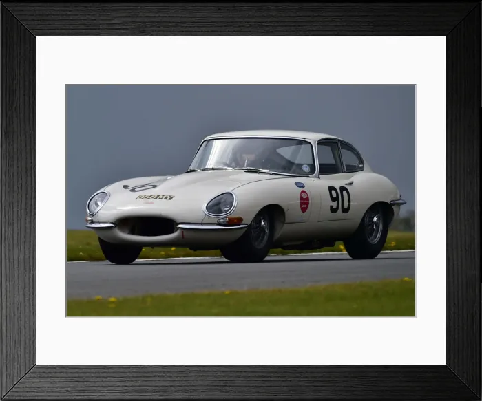 Framed Print : CM30 8495 John Young, Jack Young, Jaguar E-Type Framed Print : CM30 8495 John Young, Jack Young, Jaguar E-Type