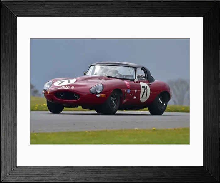Framed Print : CM30 8475 Mark Donnor, Andrew Smith, Jaguar E-Type lightweight Framed Print : CM30 8475 Mark Donnor, Andrew Smith, Jaguar E-Type lightweight