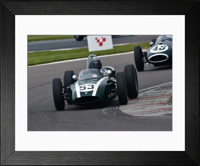 Framed Print : CM30 8679 Justin Maeers, Cooper T53 Framed Print : CM30 8679 Justin Maeers, Cooper T53