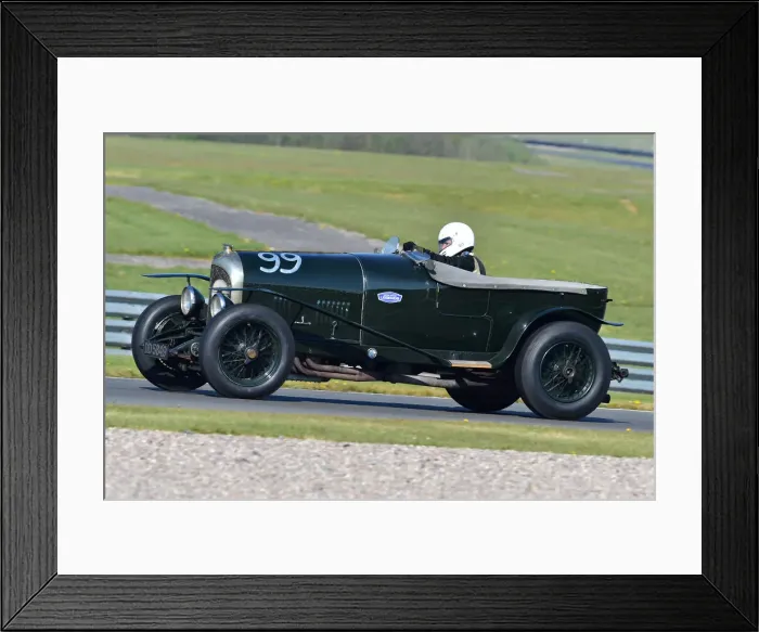 Framed Print : CM30 9707 Ewen Getley, Robin Tuluie, Bentley 3: 4 Litre