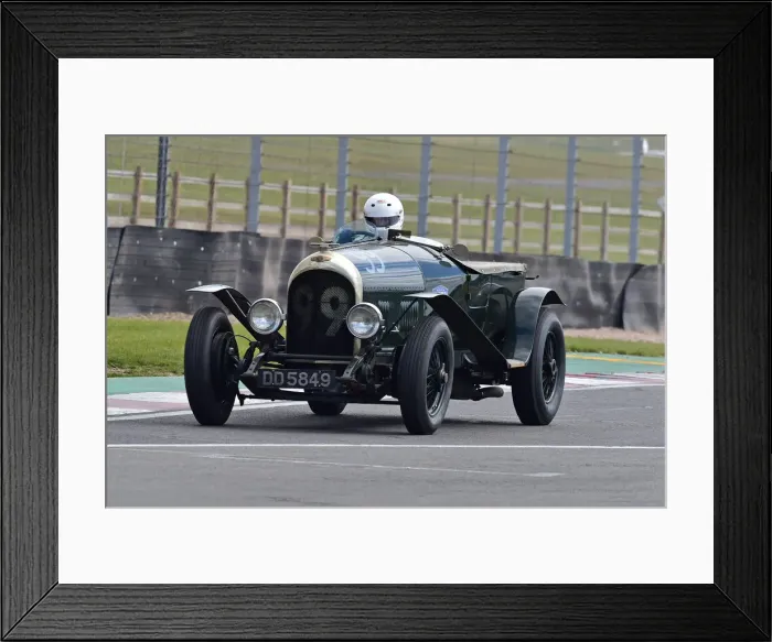 Framed Print : CM31 0429 Ewen Getley, Robin Tuluie, Bentley 3: 4 Litre