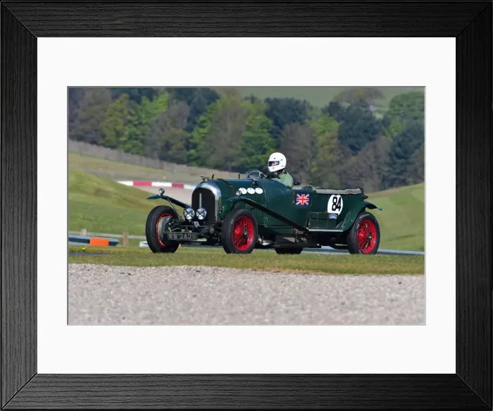 Framed Print : CM30 9694 William Elbourn Snr, George Elbourn, Bentley 3: 4 Litre Framed Print : CM30 9694 William Elbourn Snr, George Elbourn, Bentley 3: 4 Litre