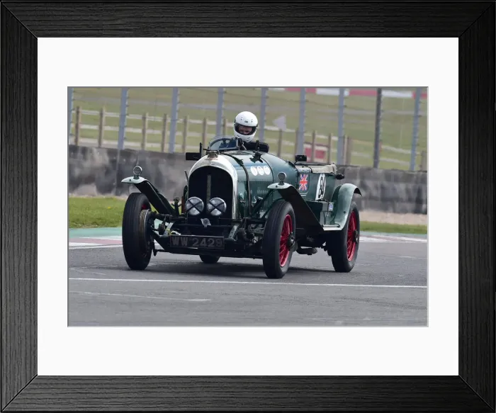 Framed Print : CM31 0442 William Elbourn Snr, George Elbourn, Bentley 3: 4 Litre Framed Print : CM31 0442 William Elbourn Snr, George Elbourn, Bentley 3: 4 Litre