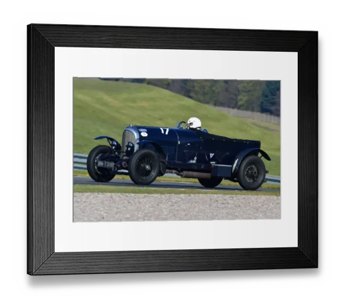 Framed Print : CM30 9716 Jock MacKinnon, Bentley 3 litre