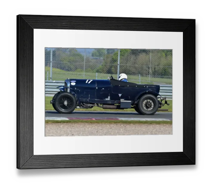 Framed Print : CM30 9674 Jock MacKinnon, Bentley 3 litre