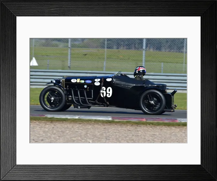 Framed Print : CM30 9664 Andrew Hall, Theo Hunt, Frazer Nash Supersports