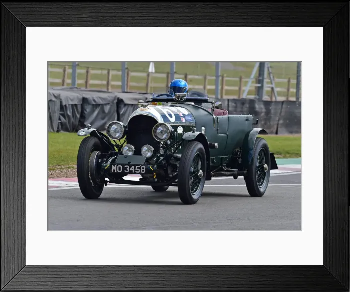 Framed Print : CM31 0447 Steve Ward, Josh Ward, Bentley 4 Litre Framed Print : CM31 0447 Steve Ward, Josh Ward, Bentley 4 Litre