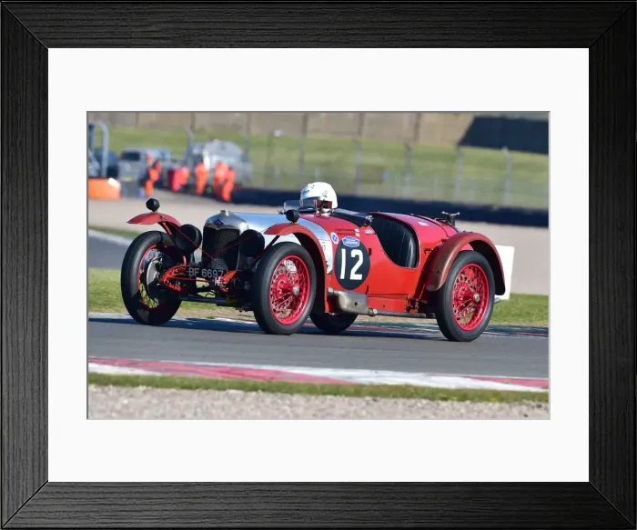 Framed Print : CM30 9645 Nigel Dowding, Riley Brooklands