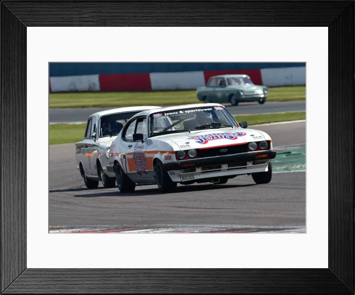 Framed Print : CM31 0932 James Slaughter, Ford Capri Mk III