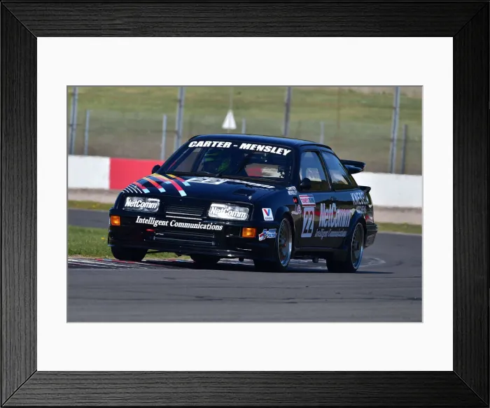 Framed Print : CM30 9871 Paul Mensley, Ford Sierra Cosworth