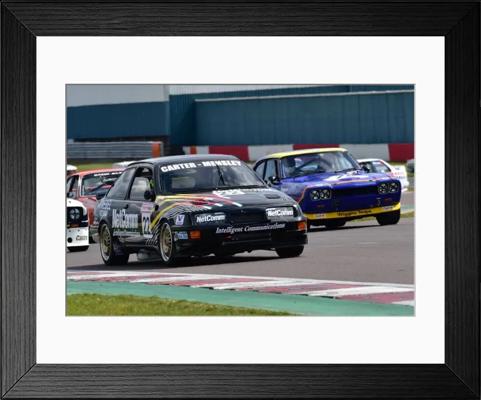 Framed Print : CM31 0533 Paul Mensley, Ford Sierra Cosworth