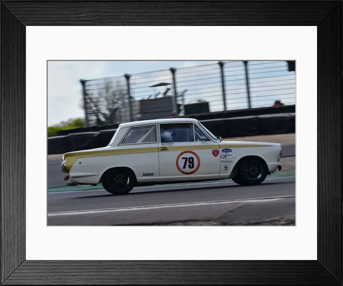 Framed Print : CM31 0825 Mark Martin, Ford Lotus Cortina Framed Print : CM31 0825 Mark Martin, Ford Lotus Cortina