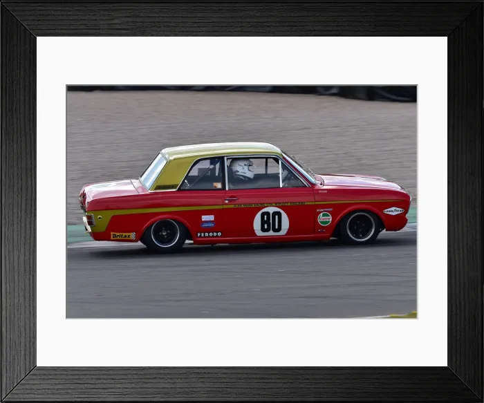 Framed Print : CM31 0761 Adrian Miles, Ford Lotus Cortina MkII Framed Print : CM31 0761 Adrian Miles, Ford Lotus Cortina MkII