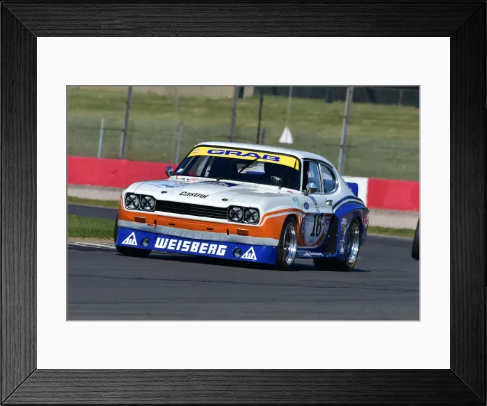 Framed Print : CM30 9774 Steve Dance, Ford Capri