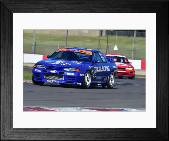 Framed Print : CM30 9772 Ric Wood, Nick Whale, Nissan Skyline GT-R