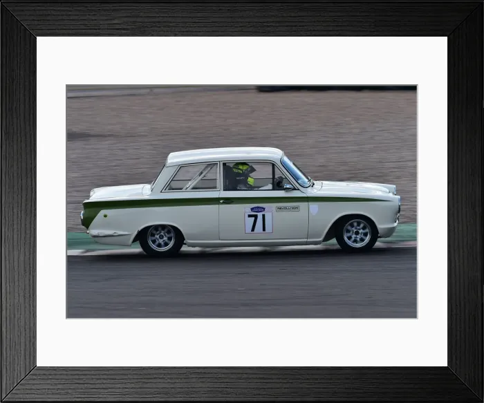 Framed Print : CM31 0754 Guy Smith, Ford Lotus Cortina Framed Print : CM31 0754 Guy Smith, Ford Lotus Cortina