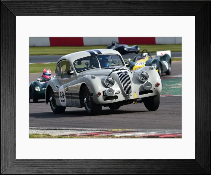 Framed Print : CM30 9080 Marc Gordon, Read Gomm, Jaguar XK140