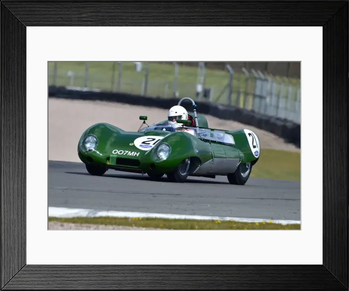 Framed Print : CM30 8105 Gareth Burnett, Richard Bradley, Lotus XV