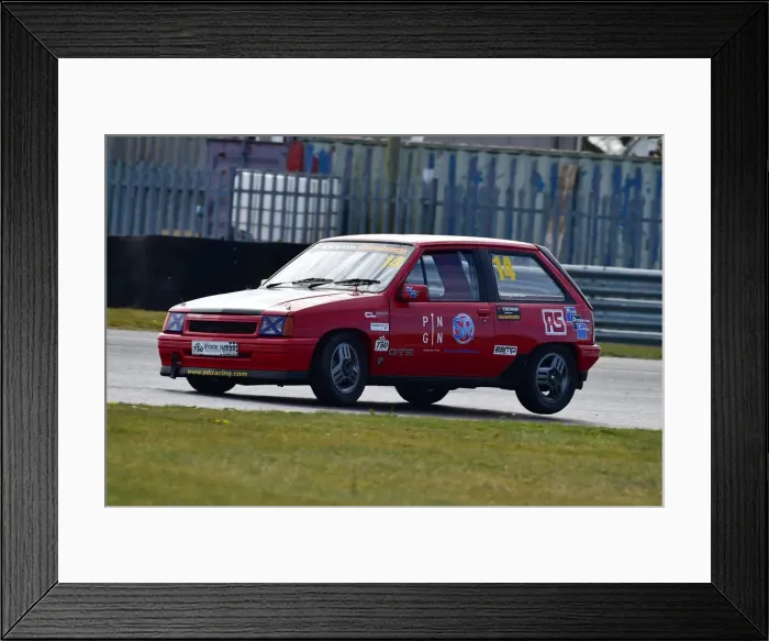 Framed Print : CM30 6840 Gavin Johnson, Vauxhall Nova GTE Framed Print : CM30 6840 Gavin Johnson, Vauxhall Nova GTE